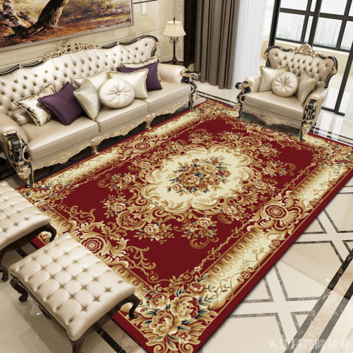 Xincheng European-Style Classical Living Room Carpet Home Carpet Bedroom Bedside Full Rectangular Carpet Factory Customization