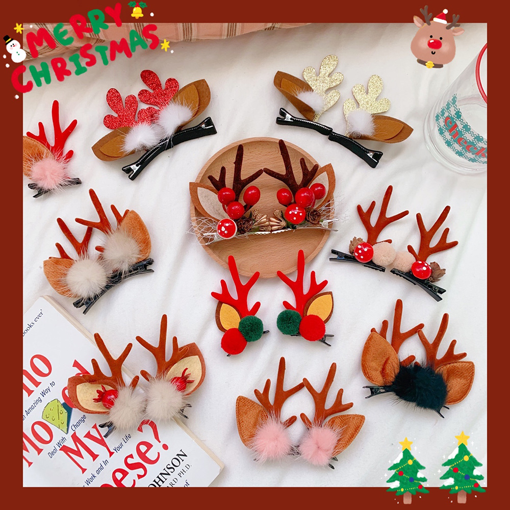 New Year's Day Headdress Antler Hairband Elk Headband Intern...