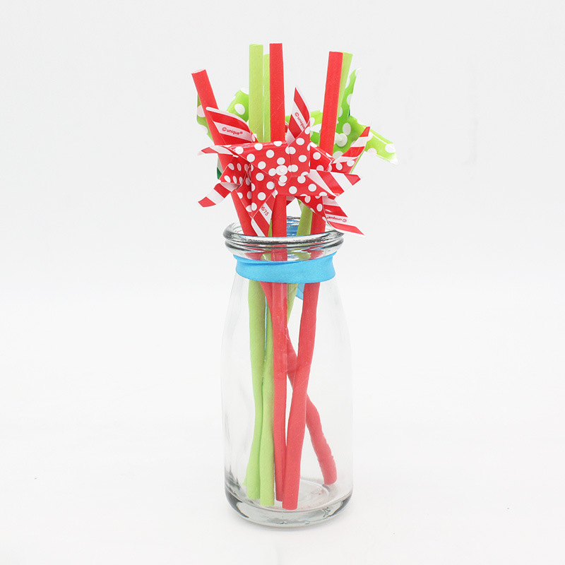 Windmill Patch Paper Sucker Disposable Degradable Kraft Pape...