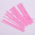 Export to Europe and America Environmental Protection Customizable Kraft Paper Straw White Background Pink Wave Straw Party Bar Supplies