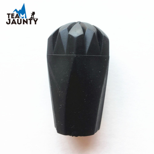New High Quality Rubber Alpenstock Sleeve Universal Accessories Ferrule Platform plus Bullet Type Non-Slip Rod Pointed Hat