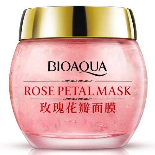 boquanya Rose Moisturizing Petal Mask Sleep Mask Brightening Skin Color Shrink Pores Wholesale 
