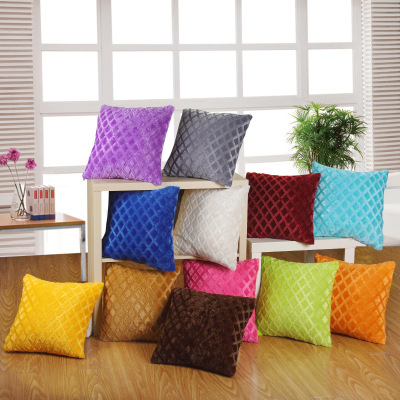 Amazon Sofa Pillow Chair Cushion Plush Pillowcase Pillow Cushion Bedside Household Supplies Throw Pillow Filler Customization