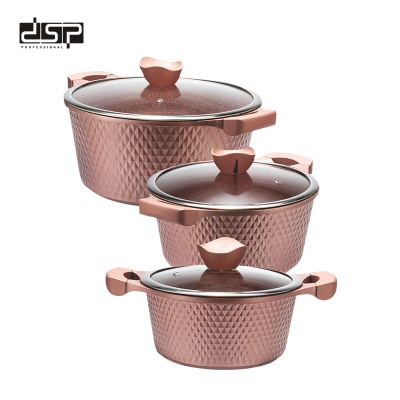Dizi Pot with Lid & Handle - Traditional Design In Aluminum