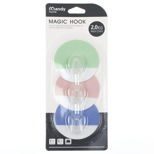 [manti home] pantone seamless hook bathroom kitchen hook sticky hook strong load-bearing punch-free
