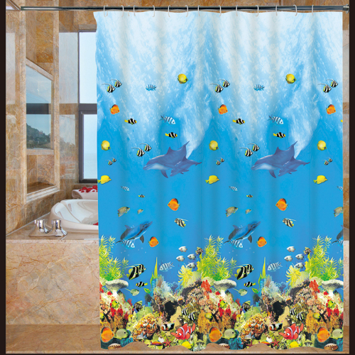 1.8*1.8 Bathroom Waterproof Mildew Shower Curtain Cloth Bath Punch-Free Shower Room Partition Hanging Curtain Bathroom Shower Curtain