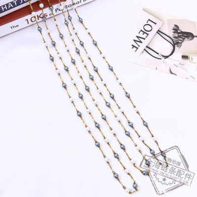 Handmade DIY Jewelry Accessories Gold Korean Fashion Women's Necklace Bracelet Clothing Pendant Necklace Decorative Chain
