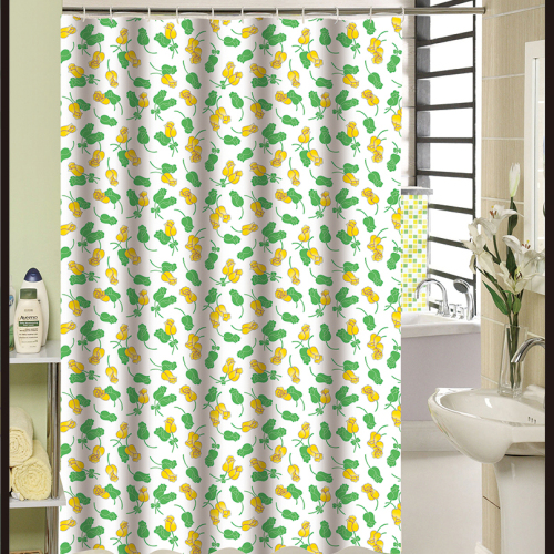 1.8*1.8 bathroom waterproof mildew shower curtain cloth shower punch-free shower partition hanging curtain bathroom shower curtain