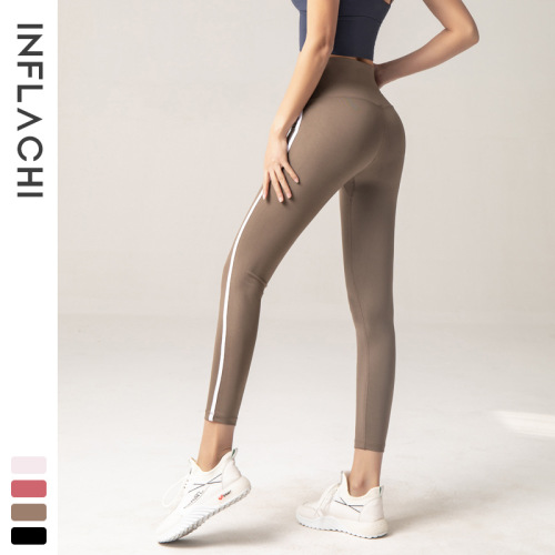 sports fitness pants women‘s high waist high elastic sexy peach hip lifting tights quick-drying running training yoga pants