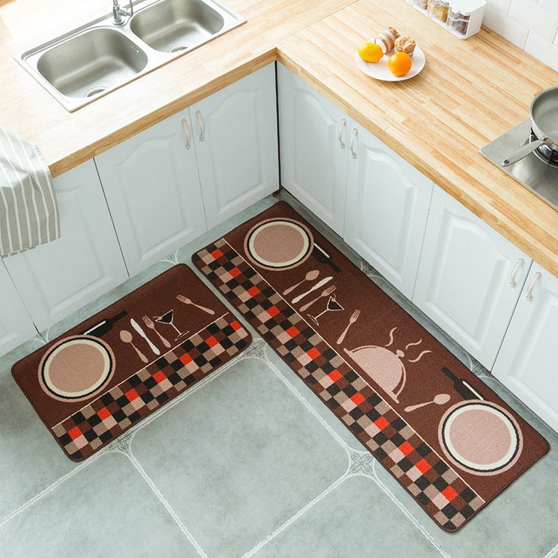 Kitchen Door Long Non-Slip Floor Mat Carpet Household Doormat Absorbent Floor Mat Ziyang Dashboard C