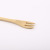 Bamboo Knife, Fork and Spoon Set Portable Fruit Fork 16cm Healthy Spoon Small Bamboo Spoon Knife Fork in Stock