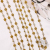 Multi-Purpose Handmade Korean Fashion Necklace All-Match Clavicle Chain Golden Bamboo Pearl Chain Necklace Bracelet Accessories