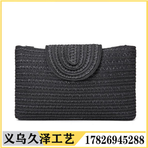 factory direct supply hand-woven women‘s bag clutch evening bag women‘s bag banquet bag mobile phone bag wallet