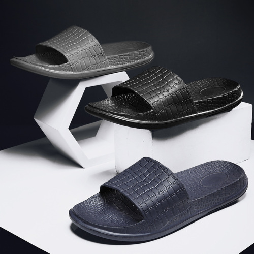 trendy men‘s slippers summer outdoor wear korean-style sandals ins boys fashion personality platform beach flip-flops