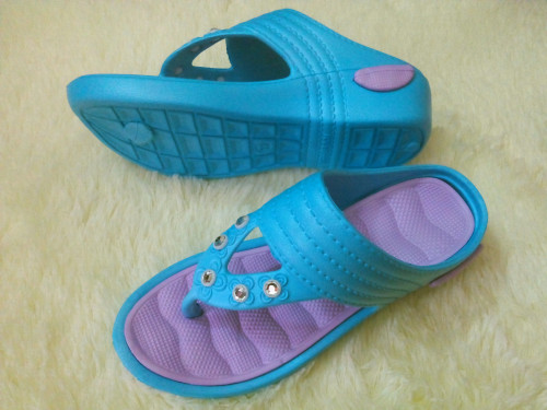 summer korean style flip-flops with flip-flops wedge sandals platform muffin rhinestone beach slippers women