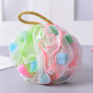 洗澡擦背浴擦洗浴球沐浴花居家沐浴球_义乌市多彩日用品有限公司_义乌