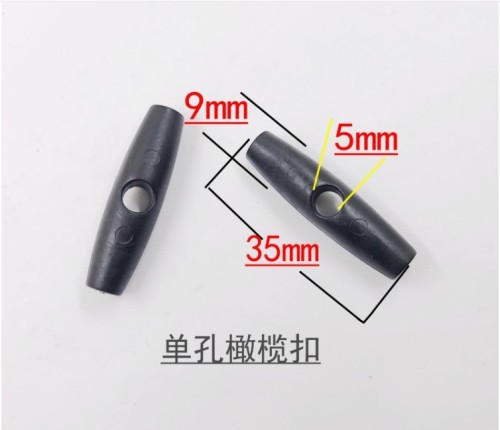 Factory Direct Sales 2.5cm Double Hole Olive Buckle Tent Accessories Plastic Olive Buckle 3cm Single Hole Olive Buckle 