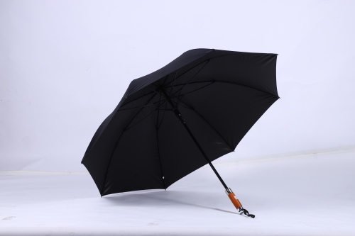 70cm full fiber wooden handle middle rolls-royce umbrella rainproof and sun protection super large wind-resistant high-end custom advertising