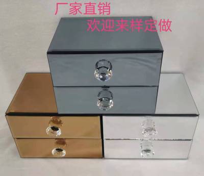 Storage Box Jewelry Box Jewelry Box Glass Storage Box Cosmetic Case
