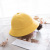 Children's Sun Protection Yellow Cap Summer Maruko Bucket Hat Kindergarten Anti-Droplet Bucket Hat Customization