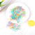 Small strong pull constantly children's rubber band multi - color disposable hair ring headdress rubber rope