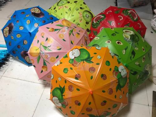 50cm eva new fruit children‘s umbrella green umbrella sunny umbrella