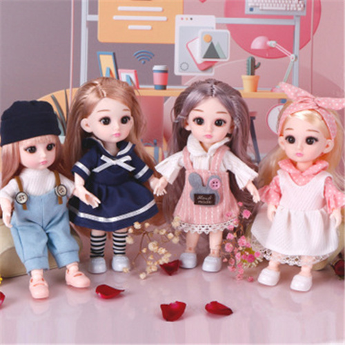 Boutique Loli Little Barbie Doll Doll Set Princess 3D Real Eye Doll Children Girl Toy 