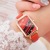 Best-Seller on Douyin Rectangular Small Green Watch Roman Thin Strap Digital Versatile Women's Quartz Watch