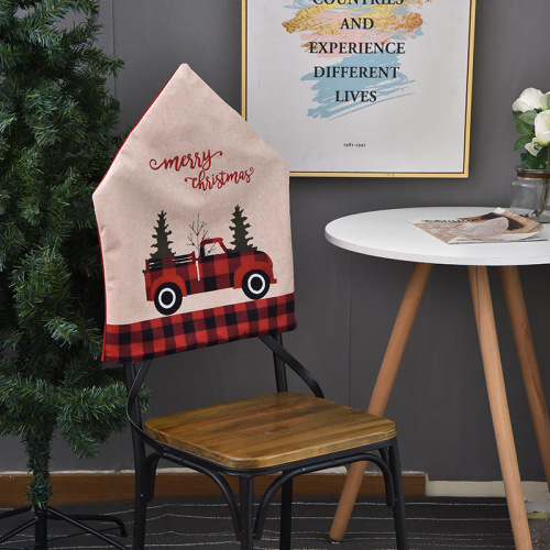 christmas decorations chair cover christmas holiday scene layout christmas chair cover