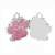 New Products in Stock ID Foot Print Dog Tag Pet Decorations Cross-Border Supply Amazon Laser Dog Necklace Accessories