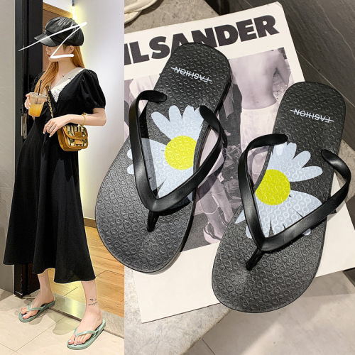 summer new flip flops women‘s non-slip breathable slippers women‘s outer beach flip-flops sandals e-commerce entity fire