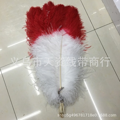 South Africa Two-Color Tie-Dye Mixed Color 60-65cm Ostrich Feather Wedding Banquet Decoration Stage Performance Decoration