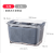 Double-Layer Kitchen Drain Basket Household Refrigerator Storage Box Washing Fruit and Vegetable Basket with Lid Plastic Large, Medium and Small Crisper