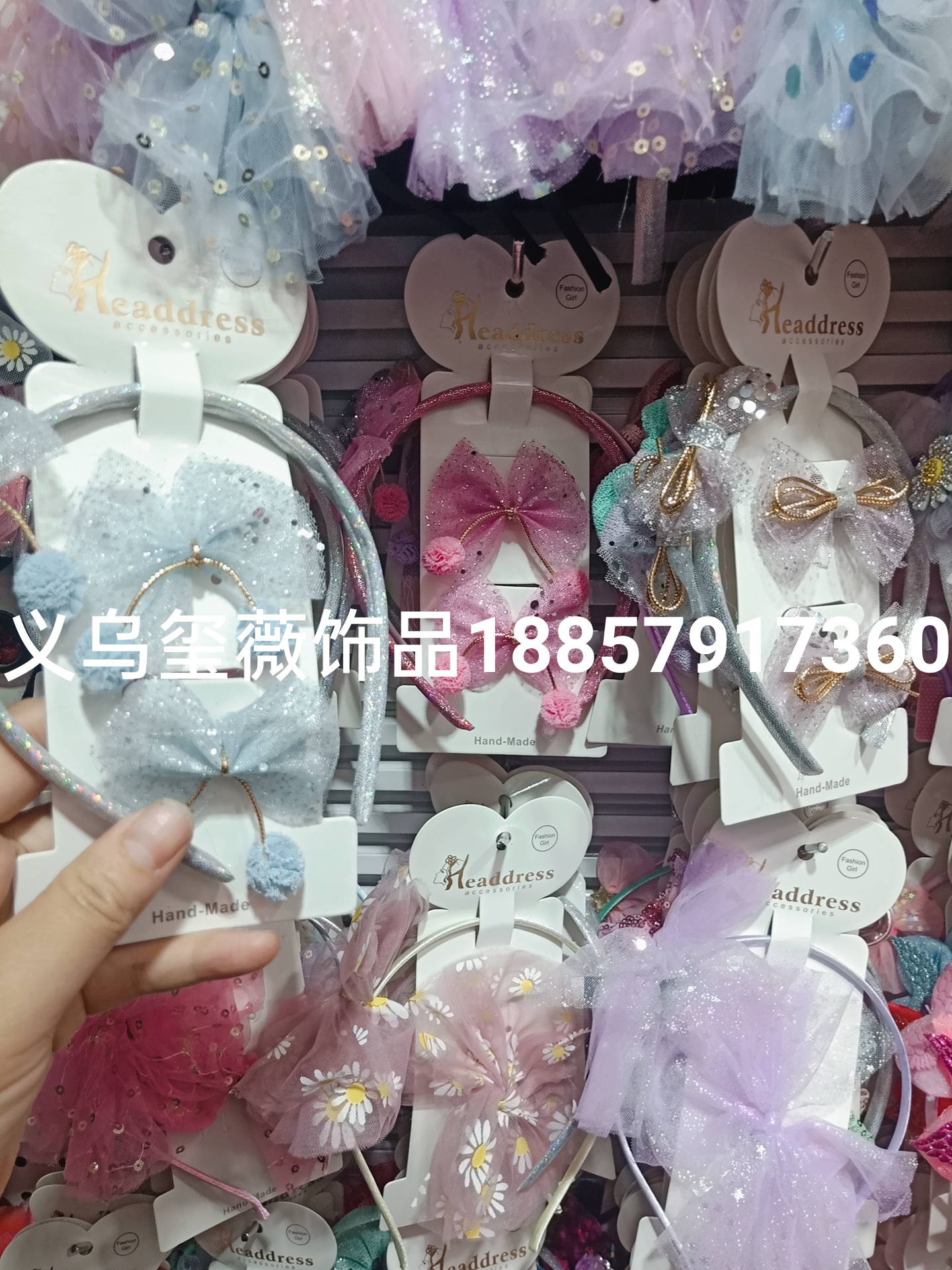 Childrens hair ornaments set girl bow princess hair buckle hairpin manufacturers direct sales