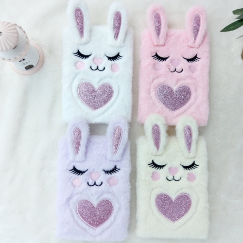 factory direct a5 rabbit plush notebook notebook hard copy creative cute pet stationery gift