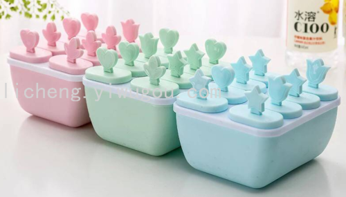 Popsicle Mold Home Use Set Homemade Ice Making Mold Popsicle Mold Cute Creative Ice Cream Frozen Ice-Cream Mould