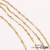 Alloy Zircon Creative Chain Golden Handmade Chain Accessories Bracelet Anklet Sweater Chain Decorative Semi-Finished Products Wholesale