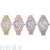Foreign Trade New Fashion Steel Band Diamond Women's Watch Simple Roman Scale Full Diamond Quartz Watch Wholesale