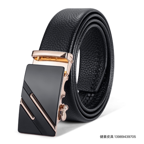 factory direct men‘s first layer cowhide buckle belt fashion men‘s belt black four seasons universal spot