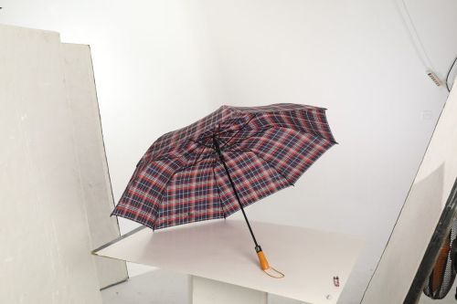70cm two fold automatic checkered umbrella umbrella oversized reinforced windproof foreign trade golf umbrella