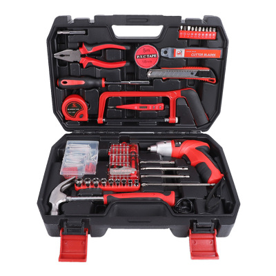 Spot Suitcase 126-Piece Set Home Emergency Hardware Tools Set Real Estate Gifts Electric Tool Kit