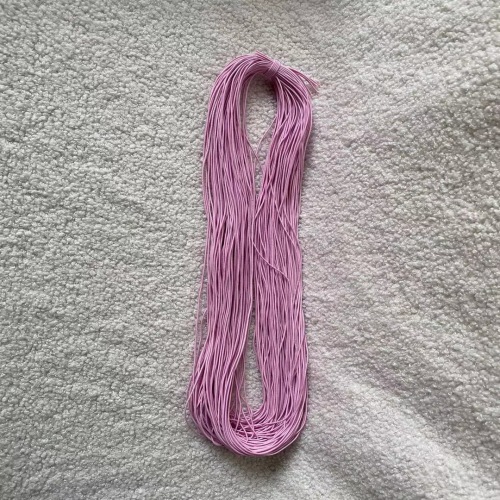 spot sales diameter 1.2mm thick color latex silk elastic string round tighten rope elastic