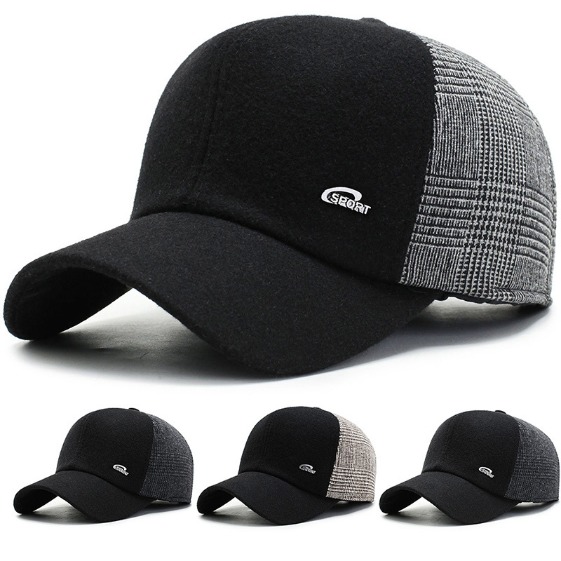 Factory Wholesale Autumn and Winter New Middle-Aged and Elderly Baseball Cap Men's Outdoor Cold