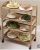Bamboo Kitchen Four-Layer Small Dining Car Restaurant Sliding Dining Car
