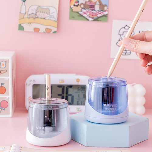 Hobby Pencil Sharpener Electric Automatic Pencil Sharpener Pencil Shapper Children‘s Art for Pupils Study Stationery