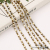 Creative and Elegant Zircon Inlaid Alloy Handmade Chain DIY Accessories Sweater Chain Bracelet Necklace Reel Chain Wholesale