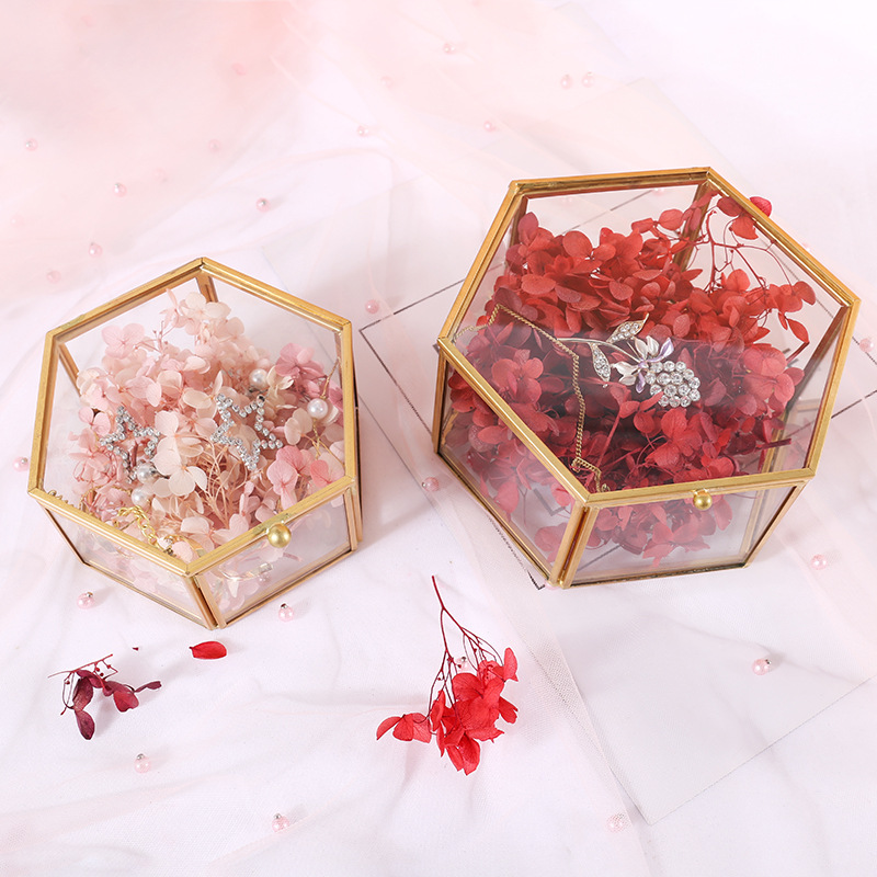 Nordic Ins Jewelry Storage Box Vintage Greenhouse Jewelry Bo...
