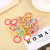 Chicken Frosted Bag Korean Style Children's Rubber Band Baby Hair Ring Hair Friendly String Colored Hair Band Hair Accessories Manufacturer Batch