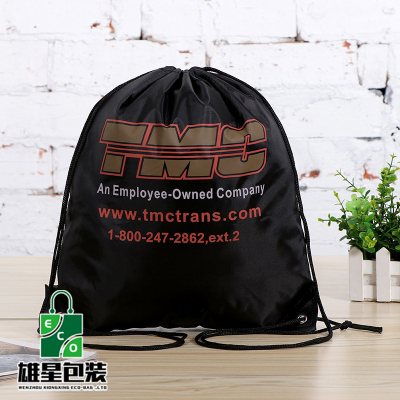 210D Waterproof Polyester Drawstring Pocket Customized Clothing Travel Drawstring Buggy just Bag Logo Customization 