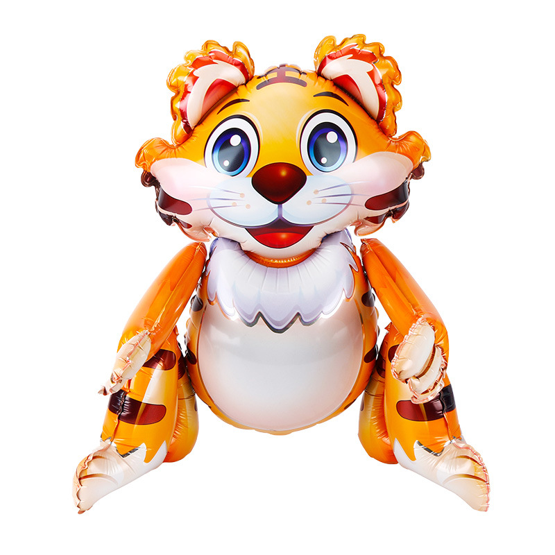 Trending Creative Three-Dimensional Aluminum Balloon Cartoon Animal Aluminum Balloon Birthday Party
